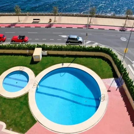 Appartement In Riells With Beachfront Views
