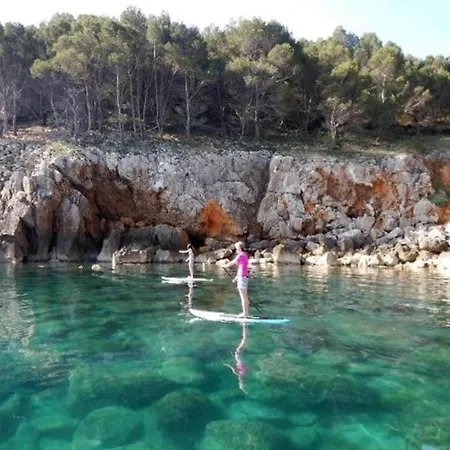 In Riells With Beachfront Views *